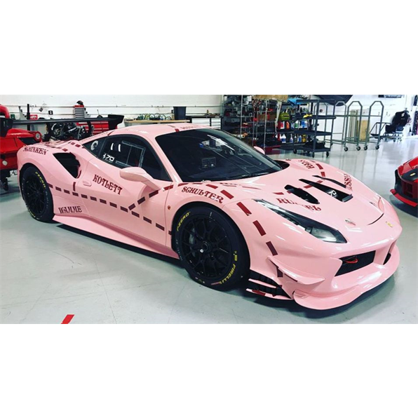 Ferrari 488 Challenge Rolex 24H Daytona 2018 'Pink Pig' - John Ayrey Die  Casts